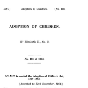 Adoption of Children Act Amendment Act 1964